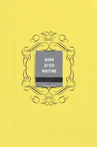 Burn After Writing (Yellow) (Jones Sharon)(Paperback)