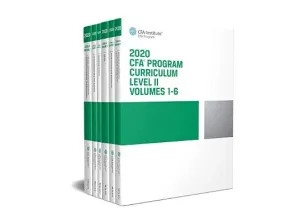 CFA Program Curriculum 2020 Level II Volumes 1-6 Box Set (Cfa Institute)(Boxed Set)