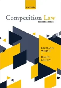 Competition Law (Whish Richard (Emeritus Professor King's College London))(Paperback / softback)