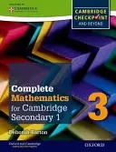 Complete Mathematics for Cambridge Secondary 1 Student Book 3: For Cambridge Checkpoint and Beyond (Barton Deborah)(Paperback)