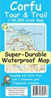 Corfu Tour & Trail Super-Durable Map (Brawn David)(Sheet map)
