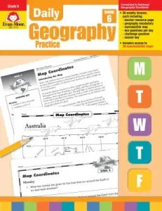 Daily Geography Practice: Grade 6 [With Transparencies] (Evan-Moor Educational Publishers)(Paperback)