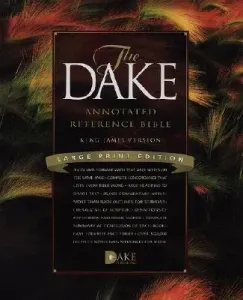 Dake Annotated Reference Bible-KJV-Large Print (Dake Finis Jennings)(Bonded Leather)