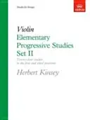 Elementary Progressive Studies, Set II for Violin(Sheet music)