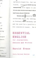 Essential English: For Journalists, Editors and Writers (Evans Harold)(Paperback)