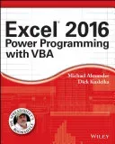 Excel 2016 Power Programming with VBA (Alexander Michael)(Paperback / softback)