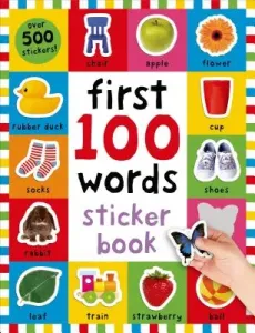 First 100 Stickers: Words: Over 500 Stickers (Priddy Roger)(Paperback)