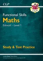 Functional Skills Maths: Edexcel Level 1 - Study & Test Practice (for 2021 & beyond) (Books CGP)(Paperback / softback)