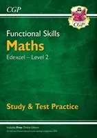 Functional Skills Maths: Edexcel Level 2 - Study & Test Practice (for 2021 & beyond) (Books CGP)(Paperback / softback)
