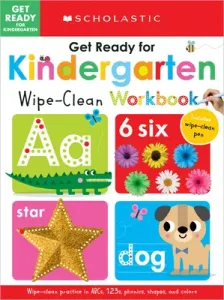 Get Ready for Kindergarten Wipe-Clean Workbook: Scholastic Early Learners (Wipe Clean) (Scholastic)(Paperback)