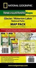 Glacier and Waterton Lakes National Parks [Map Pack Bundle] (National Geographic Maps)(Folded)