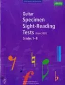 Guitar Specimen Sight-Reading Tests, Grades 1-8(Sheet music)