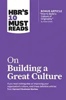 Hbr's 10 Must Reads on Building a Great Culture (with Bonus Article How to Build a Culture of Originality by Adam Grant) (Review Harvard Business)(Paperback)