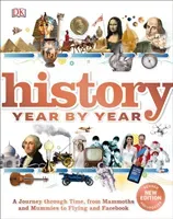 History Year by Year - A journey through time, from mammoths and mummies to flying and facebook (DK)(Pevná vazba)