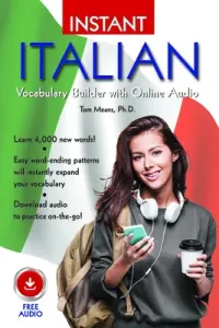 Instant Italian Vocabulary Builder with Online Audio (Means Tom)(Paperback)