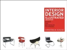 Interior Design Illustrated: Marker and Watercolor Techniques (Scalise Christina M.)(Paperback)