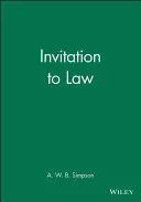 Invitation to Law (Simpson A. W. B.)(Paperback / softback)