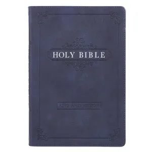 KJV Bible Thinline Navy(Leather)