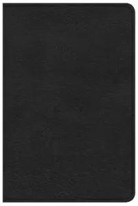KJV Large Print Compact Reference Bible, Black Leathertouch (Holman Bible Staff)(Imitation Leather)