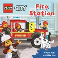 LEGO (R) City Fire Station - A Push, Pull and Slide Book (LEGO Books)(Board book)
