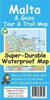 Malta and Gozo Tour and Trail Super-Durable Map (Kostura Jan)(Sheet map)