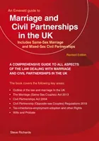 Marriage And Civil Partnerships In The UK - Includes Same-Sex Marriage and Mixed-Sex Civil Partnerships (Richards Steve)(Paperback / softback)