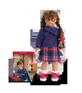 Molly Mini Doll and Book [With Doll] (American Girl Publishing)(Paperback)
