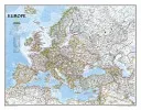 National Geographic: Europe Classic Wall Map (30.5 X 23.75 Inches) (National Geographic Maps)(Not Folded)