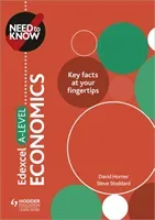 Need to Know: Edexcel A-level Economics (Horner David)(Paperback / softback)