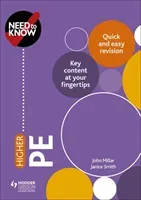 Need to Know: Higher PE (Millar John)(Paperback / softback)