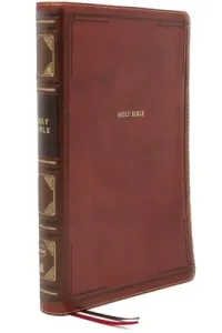 Nkjv, Thinline Reference Bible, Leathersoft, Brown, Red Letter Edition, Comfort Print: Holy Bible, New King James Version (Thomas Nelson)(Imitation Leather)