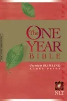 One Year Premium Slimline Bible-NLT-Large Print 10th Anniversary (Tyndale)(Paperback)