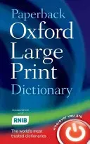Paperback Oxford Large Print Dictionary (Oxford Languages)(Paperback / softback)