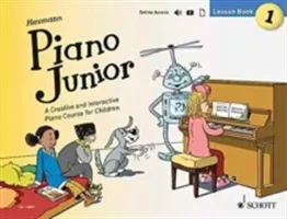 Piano Junior - Lesson Book 1 - A Creative and Interactive Piano Course for Children (Heumann Hans-Gunter)(Book)