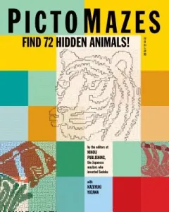 Pictomazes: Find 72 Hidden Animals! (Nikoli Publishing)(Paperback)