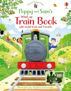 Poppy and Sam's Wind-up Train Book (Amery Heather)(Board book)
