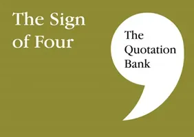 Quotation Bank - The Sign of Four GCSE Revision and Study Guide for English Literature 9-1(Paperback / softback)