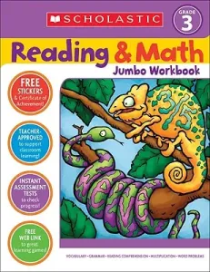 Reading & Math Jumbo Workbook: Grade 3 (Cooper Terry)(Paperback)