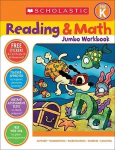 Reading & Math Jumbo Workbook: Grade Prek (Cooper Terry)(Paperback)
