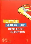 Research Question: Little Quick Fix (O′leary Zina)(Paperback)