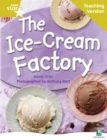 Rigby Star Non-fiction Guided Reading Gold Level: The Ice-Cream Factory Teaching Version(Paperback / softback)