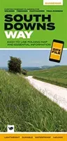 South Downs Way - Easy-to-use folding map and essential information, with custom itinerary planning for walkers, trekkers, fastpackers and trail runners(Sheet map, folded)