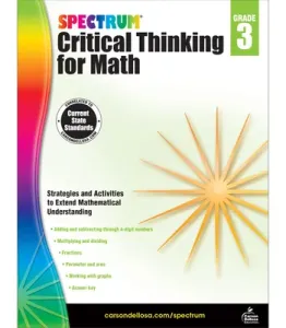 Spectrum Critical Thinking for Math, Grade 3 (Spectrum)(Paperback)