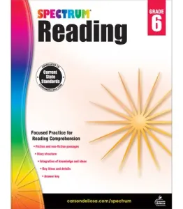 Spectrum Reading Workbook, Grade 6 (Spectrum)(Paperback)