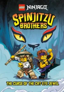 Spinjitzu Brothers #1: The Curse of the Cat-Eye Jewel (Lego Ninjago) (West Tracey)(Pevná vazba)