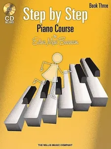 Step by Step Piano Course - Book 3 with Online Audio (Burnam Edna Mae)(Pevná vazba)