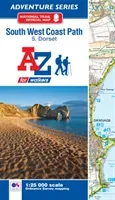 SW Coast Path Dorset Adventure Atlas(Paperback / softback)