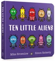 Ten Little Aliens Board Book (Brownlow Mike)(Board book)