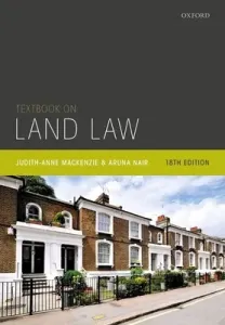 Textbook on Land Law (MacKenzie Judith-Anne)(Paperback)