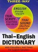 Thai-English and English-Thai Three-Way Dictionary - Roman and Script(Paperback / softback)